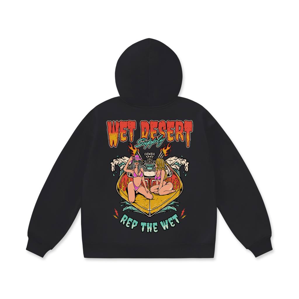 Heavyweight Jet Boat Chicks Hoodie