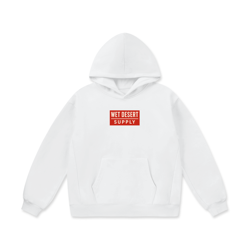 Heavyweight Red OG Box Hoodie