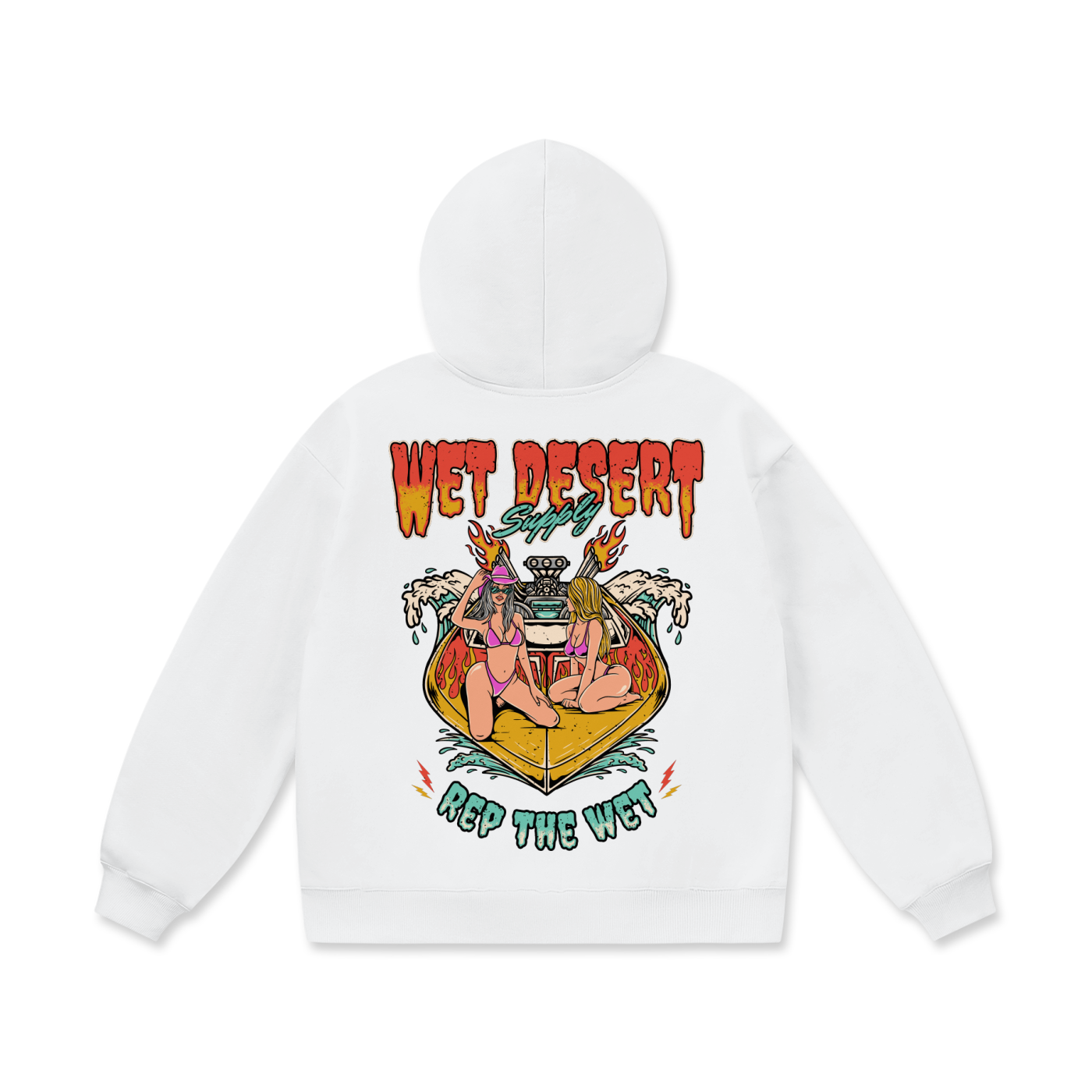 Heavyweight Jet Boat Chicks Hoodie