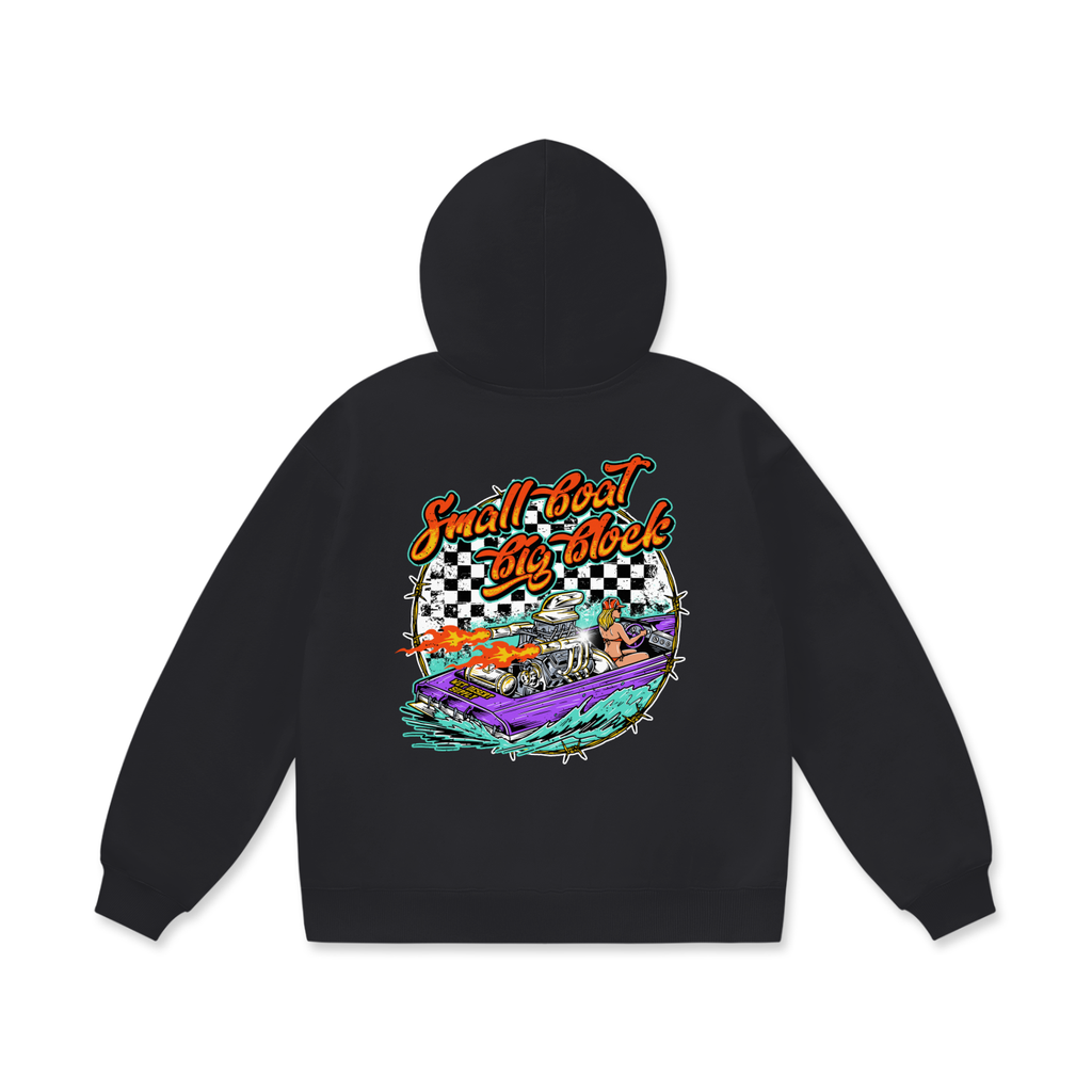 Small Boat Big Block Hoodie
