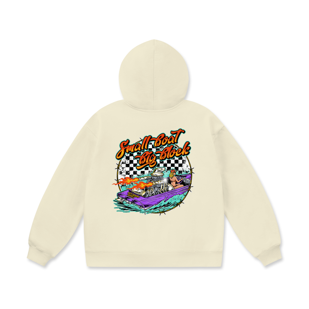 Small Boat Big Block Hoodie