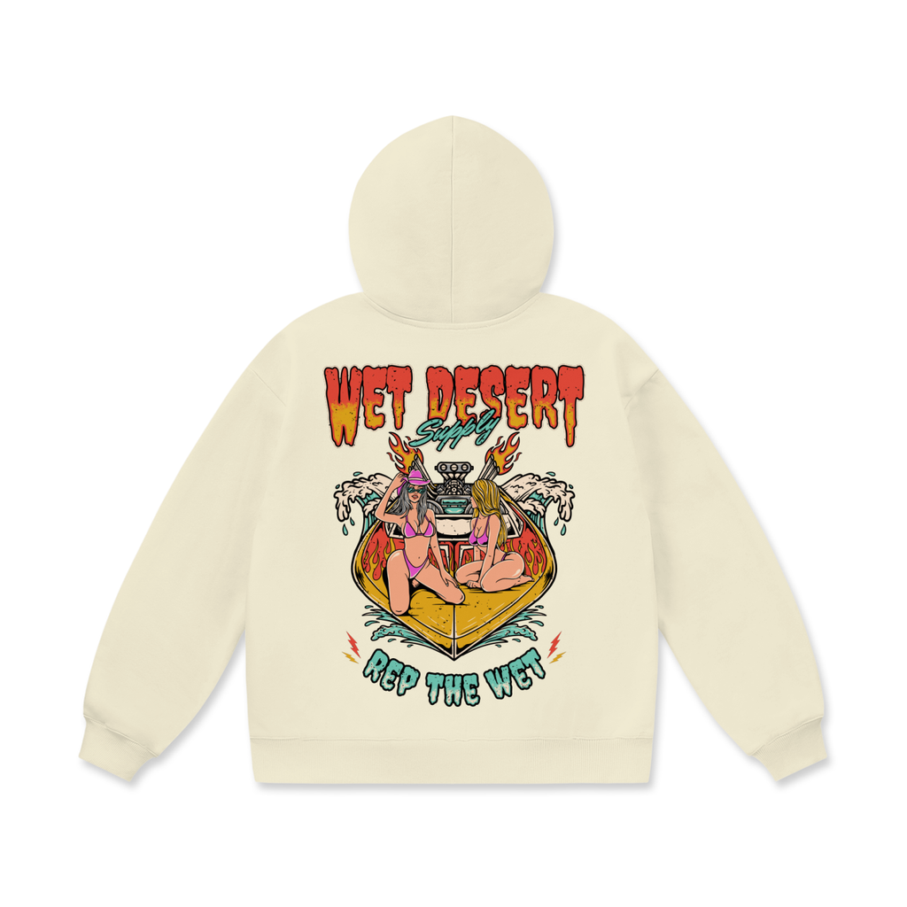 Heavyweight Jet Boat Chicks Hoodie