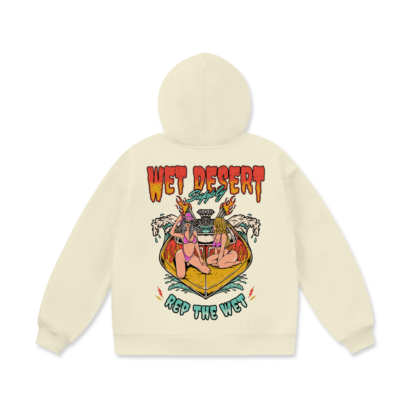 Heavyweight Jet Boat Chicks Hoodie