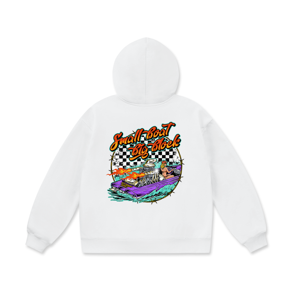 Small Boat Big Block Hoodie